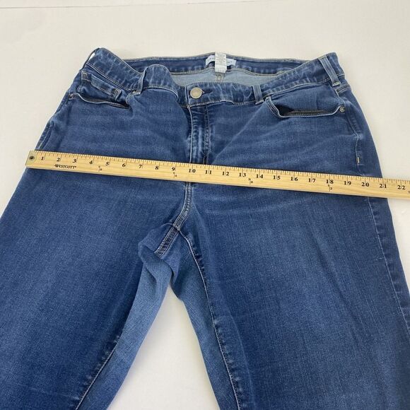 LANE BRYANT Women’s Mid Rise Wide Leg Jeans Size 22 XL  Blue‎ Stretch Comfort - Picture 7 of 15